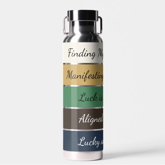 Modern St. Patrick’s Day Gradient Waterfles (Voorkant)