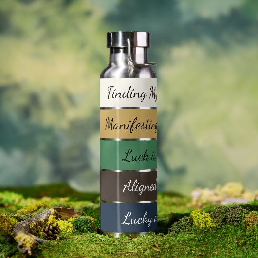 Modern St. Patrick’s Day Gradient Waterfles (Buiten (Gedraaid)  )