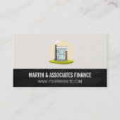 Modern Stadsbouwlogo Modern Huis Visitekaartje (Voorkant)