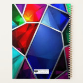 Modern Stained Glass Geometric Faith Planner (Achterkant)