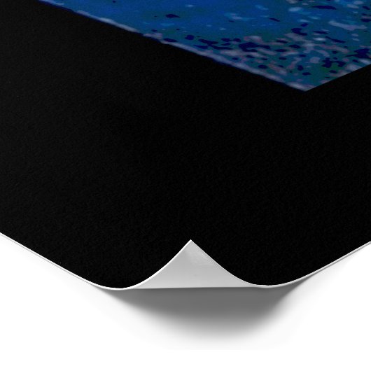 Modern Stained Glass Three Wise Men in English Poster (Hoek)