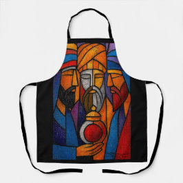 Modern Stained Glass Three Wise Men Schort