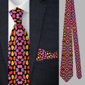 Modern stalen patroon stropdas