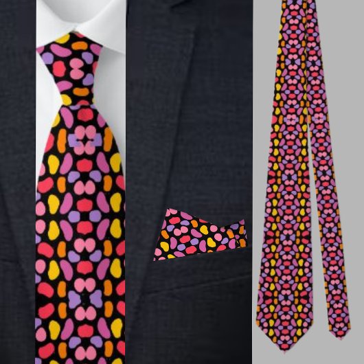 Modern stalen patroon stropdas