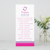 Modern Star Bat Mitzvah Programma Programmakaart (Staand voorkant)
