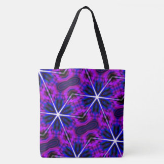 MODERN STAR BLUE CUTE-PAARS-BLUE TOTE BAG