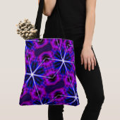 MODERN STAR BLUE CUTE-PAARS-BLUE TOTE BAG (Dichtbij)