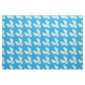 Modern Star Geometric - cerulean and sky blue Stof (Fat Quarter)