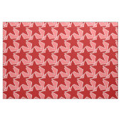 Modern Star Geometric - koraal rood en roze Stof (Fat Quarter)