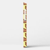 Modern Star Geometric, Light Yellow & Cocoa Brown Case-Mate iPhone Case (Achterkant / Links)