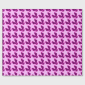 Modern Star Geometric - roze en amethyst paars Cadeaupapier (Vlak)