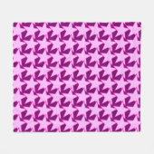Modern Star Geometric - roze en amethyst paars Fleece Deken (Voorkant (Horizontaal))