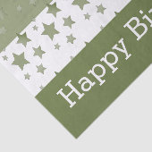 Modern Star Patterned Tissuepapier (Detail)