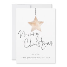 Modern Star Script Merry Kerstmis
