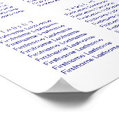 Modern Starfish Wedding Seating Chart Sign, marine Poster (Hoek)