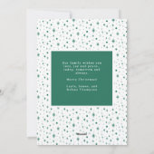 Modern Starry Cheer Christmas Photo Holiday Kaart (Achterkant)