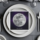 Modern Starry Night Full Monn Wedding Servet