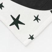 Modern Stars Baby Milestone Blanket Fleece Deken (Hoek)