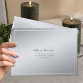 Modern Statement 55th Wedding Anniversary Kaart