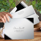 Modern Statement 55th Wedding Anniversary Kaart