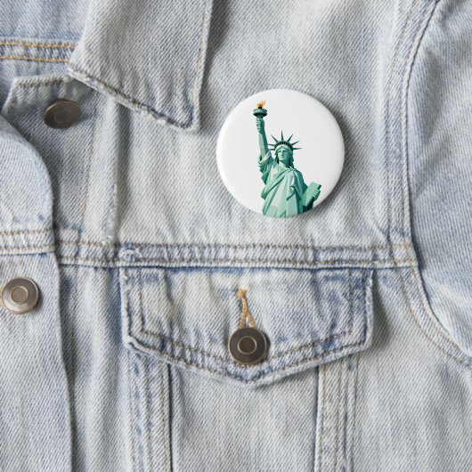 Modern Statue of Liberty Button (In situ)