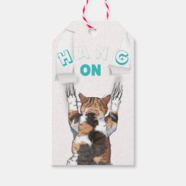 Modern Stay Positive Gift Kaart- Wees passief Cadeaulabel