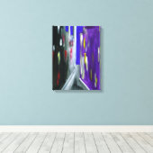 Modern stedelijk Abstract modern huis Canvas Afdruk (Insitu (Houten vloer))