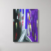 Modern stedelijk Abstract modern huis Canvas Afdruk (Voorkant)