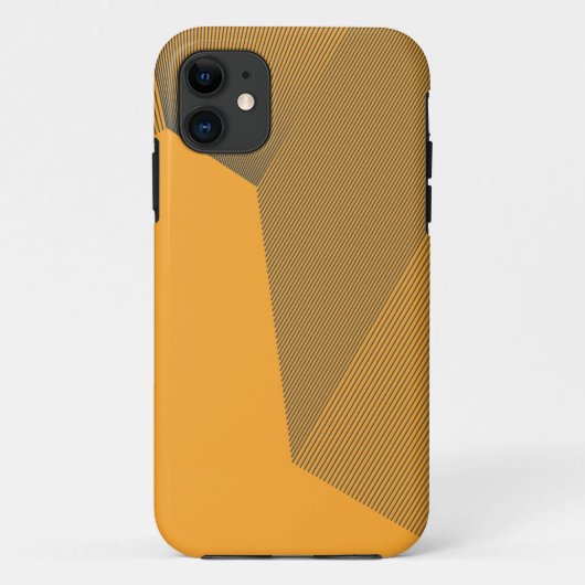 Modern, stedelijk, geel, gewaagd eenvoudig bewegin Case-Mate iPhone case (Achterkant)