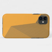 Modern, stedelijk, geel, gewaagd eenvoudig bewegin Case-Mate iPhone case (Achterkant (horizontaal))