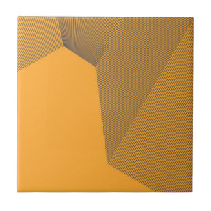 Modern, stedelijk, geel, gewaagd eenvoudig bewegin tegeltje