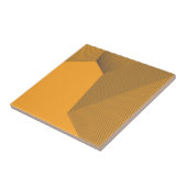 Modern, stedelijk, geel, gewaagd eenvoudig bewegin tegeltje (Zijkant)