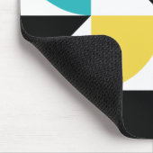 Modern, stedelijk, kleurrijk, leuk geometrisch pat muismat (Hoek)