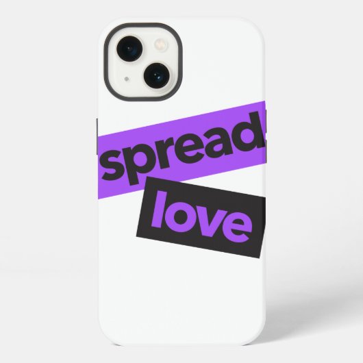 Modern, stedelijk, levendig, trendy grafische Spre iPhone Hoesje (Achterkant)