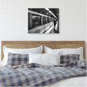 Modern, stedelijk Parisiaans leven Canvas Afdruk (Insitu (Slaapkamer))