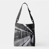 Modern, stedelijk Parisiaans leven Crossbody Tas (Voorkant)