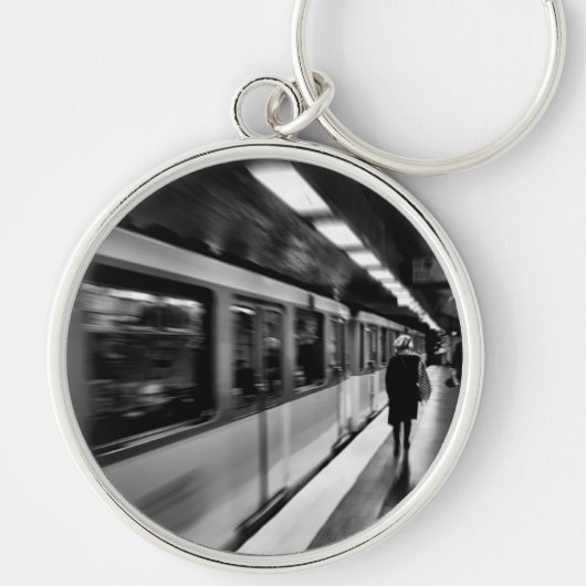 Modern, stedelijk Parisiaans leven Sleutelhanger (Voorkant)
