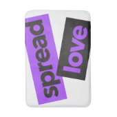 Modern, stedelijk, trillend, trendy graphic Spread Badmat (Voorkant Verticaal)