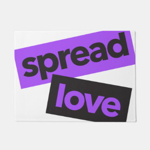 Modern, stedelijk, trillend, trendy graphic Spread Deurmat