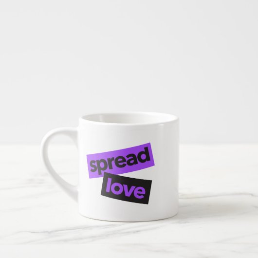 Modern, stedelijk, trillend, trendy graphic Spread Espresso Kop (Links)