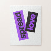 Modern, stedelijk, trillend, trendy graphic Spread Legpuzzel (Verticaal)