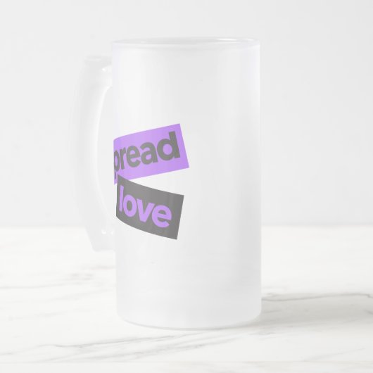 Modern, stedelijk, trillend, trendy graphic Spread Matglas Bierpul (Voorkant links)