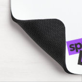 Modern, stedelijk, trillend, trendy graphic Spread Muismat (Hoek)