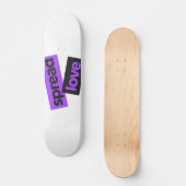 Modern, stedelijk, trillend, trendy graphic Spread Persoonlijk Skateboard (Voorkant)