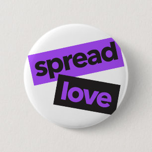 Modern, stedelijk, trillend, trendy graphic Spread Ronde Button 5,7 Cm