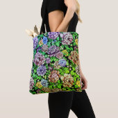Modern Stencil Floral Tote Bag (Dichtbij)