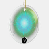 Modern sterrenbeeld kanker Quote Water Element Keramisch Ornament (Rechts)