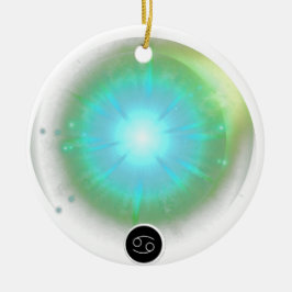 Modern sterrenbeeld kanker Quote Water Element Keramisch Ornament