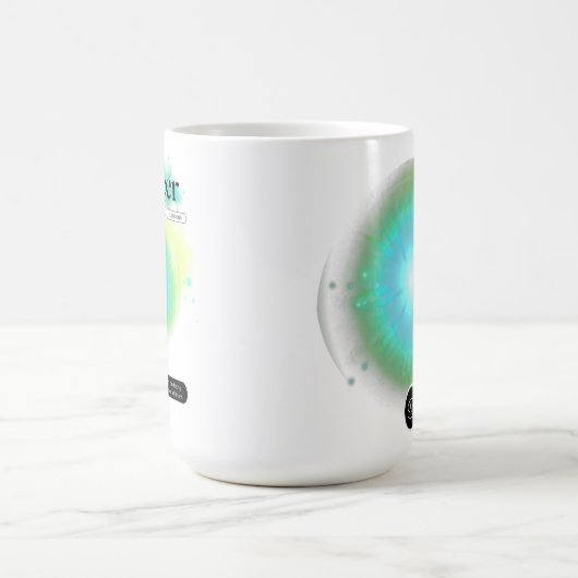 Modern sterrenbeeld kanker Quote Water Element Koffiemok (Center)