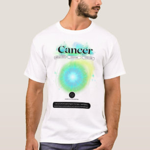 Modern sterrenbeeld kanker Quote Water Element T-shirt